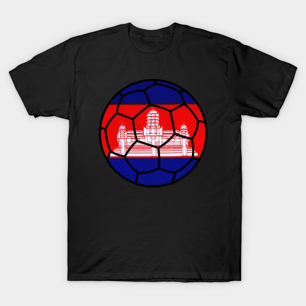 Cambodian Football T-Shirt by Artomino